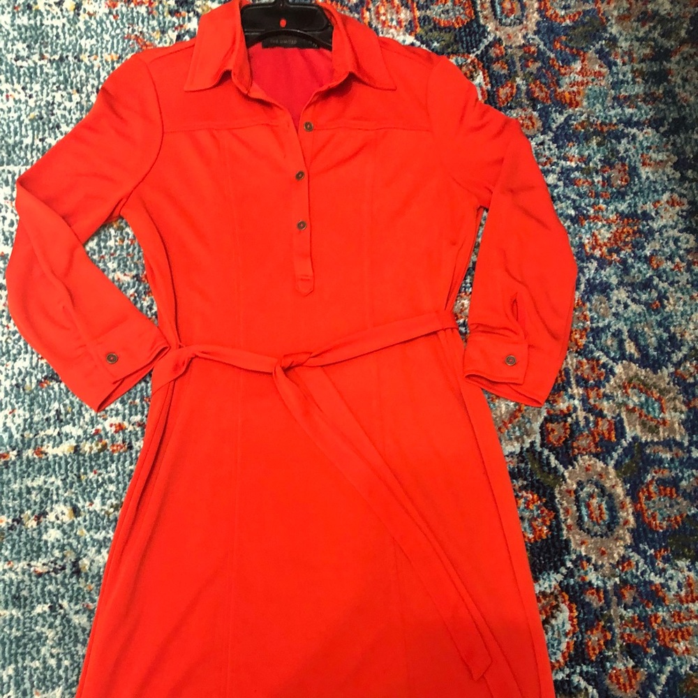 The Limited Orange dress